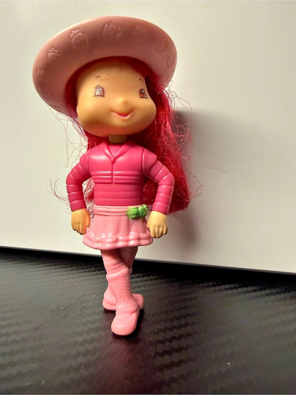 2007 Strawberry Shortcake w/ Real Hair 3.75" McDonald's #5 Action Figure Toy